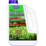 Easy to use shaker jug for small yards and ornamental beds. Pre-emergent control of grassy and broadleaf weeds. Dozens of tolerant ornamentals listed. Non-staining. For northern and southern turf grass species. Depending on rate used, one application can