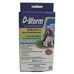These tablets make it easy to treat your dog or puppy for roundworms or hookworms. Tablets may be offered directly, or added to food.  Regular use prevents roundworm reinfestation. Administer by body weight.