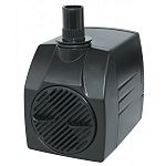 Energy-efficient magnetic drive water garden / statuary pump.  For submersible use. 6-foot power cord with grounded plug. 1 Year Manufacturer Warranty. Choose maximum flow ranging from 70 GPH to 400 GPH