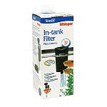 Whisper In-Tank Aquarium Filters are convenient and quiet filters that mount on the inside of the tank. Allow you to place your aquarium flush against a wall. Filter is adjustable for high or low water levels and includes suction cups and a bracket for mo