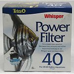Tetra power filters are well known, reliable filters that do a great job in any aquarium setup. Tetra Whisper power filters really do run in near silence, and take no time or effort to set up and little to maintain. They are available for tanks