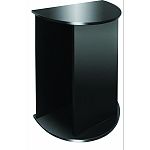 Stand will fit both 20 and 30 gallon combos. Side compartments can store aquarium supplies. Elegant but understated pedestal stand