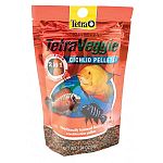 Nutritionally balanced, algae enhanced diet for cichlids. Proprietary extrusion technology allows the combination of rich staple and concentrated algae food in one pellet. Attractive food provides unparalleled dietary diversity, ideal for all top and mid-