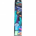 Kit includes waterproof led light, frame clip, cord routing clips, light switch, and low voltage transformer For 10 gallon aquariums and has 2 modes: blue only and white and blue Easy to install Gives fluorescent fish and other tropical fish, a vibrant lo