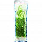 Pack contains 4 silk plants: 6 in and 9 in cabomba, and 12 in and 18 in ambulia Provides cover for the fish and reduces fish stress Easy to install and clean