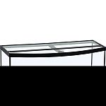 A crystal clear hinged glass canopy provides the area for yvur lighting to sit while allowing easy access to your tank Provides splash protection for light fixtures and a barrier for jumping fish. Fits 46 gallon euro tank Reduces evaporation and stabilize