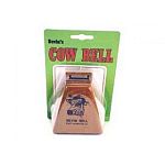 Long distance cow bell - 3 3/8 INCH in height. Producers a sharp tone than can be heard at long distances. One piece steel construction. Powder coated. For livestock control or use at sporting events.