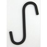 Are handmade by The Hookery in Vermont and are useful for hanging baskets and bird feeders from a tree branch, porch or patio. These hooks are made from heat-treated steel and have a black matte finish.