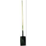 Designed to be used in confined areas between vegetables and closely planted flowers for digging and transplating perennials Open-back blade with crimp collar 9 inch socket Steel and wood d-grip 48 inch northern hardwood handle