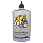 Urine-off actually removes urine, not just a temporary mask. Thoroughly saturate soiled areas. Urine can spread 4 times the surface area into the pad and sub-floor.