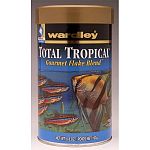 Wardley Total Tropical Gourmet Flake Blend is a superior freshwater flake food for all tropical fish. This formula has been enhanced with higher levels of carotenoids.