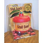 The Jolly Stall Snack for Horses is ideal for helping to relieve boredom in your horse s stall. This fun, apple shaped snack holder is a great way to give your horse a treat that s nutritious. Available in apple, carrot, mint and molasses.