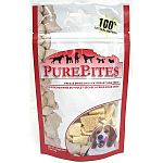 Dogs love the taste of purebites! Only one ingredient: 100 percent natural and pure usda inspected chicken breast. High in protein and less than 9 calories per treat. Freeze-dried to lock in valuable nutrients and freshness.