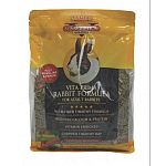 High in fiber and low in protein, this adult rabbit food is an ideal daily diet for a mature or adult rabbit. Made with timothy hay, which is great for adult rabbits. Available in two sizes.