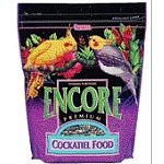 Vitamin fortified bird food enhanced with a daily pelleted diet. Encore is formulated to provide the proper nutrition your bird requires.