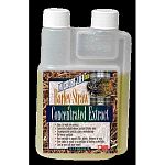 Specially formulated to naturally balance pond water and improve clarity. Unlike barley straw, the extract goes to work on contact. The decomposition process starts immediately. Safe for aquatic life, plants and pets. Treats 6,000 gallons per 8 oz.