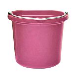 Perfect space saver bucket for farm and home use. Exceptionally lightweight, under 1 lb. Features a low wide shape with an extra wide top, making it ideal for calf feeding.
