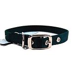 Deluxe Single Thick Attractive Nylon Dog Collar in multiple colors. Tongue Buckle. Made by Hamilton Pet - the leader in dog collars. Classic style dog collar - almost indestructable.