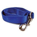 Single Thick 2 and 4 feet dog leashes in a multitude of colors. For walking your dog close to you. Made from premium quality nylon. One end has a stitched hand loop and the opposite end has an extra-heavy snap for added strength.