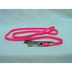 Walk your pup in style with this awesome hot pink dog leash. (matching collar available) Nylon leash with 2 inch swivel snap - Hamilton-strong hardware. Multiple sizes for any size dog.