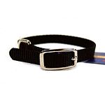 3/8 inch wide Dog collar. Attractive Nylon Dog Collar in multiple colors. Tongue Buckle. Made by Hamilton Pet - the leader in dog collars. Classic style dog collar - almost indestructable. Perfect for keeping your pet in trendy colors.