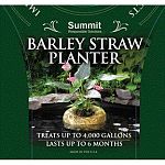 Plant House plants or other non-submersible species into the planter and release it in the pond. Improve your water quality with this attractive floating planter. Barley straw planters act as a natural filter keeping the water in your pond clean.