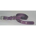 Hamilton Pet s durable webbed nylon dog collars with metal buckle and leash rings are tough and universally attractive. Walk your dog through the neighborhood in style in a collar in 4 new colors.