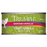TRIUMPH CANNED CAT FOOD is formulated to meet your cat's dietary needs with premium quality protein, magnesium controlled and carefully balanced calcium, phosphorous and taurine levels