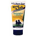 Mane N Tail Detangler and shine does double duty on your horses. It detangles for easy removal of burrs and other debris while repelling dust. Long lasting, silkier shine adding volume and body for fuller, thicker looking mane and tail.