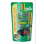 Hikari Cichlid Staple is an economical, daily diet for cichlids as well as other large tropical fish. It contains all the basic nutrition your fish needs to stay healthy. High in stabilized vitamin C, Hikari Cichlid Staple promotes resistance to stress.