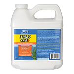 Stress coat is a patented formula containing Aloe Vera, nature s liquid bandage, to protect and heal fish. Stresscoat forms a synthetic slime coating on the skin of fish.