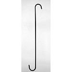 Add this extension hook to hanging basket hook to add length and make watering your plant easier. Great for any hanging plants. Each end has a two inch opening that makes attaching it to a hook or hanging basket easy.