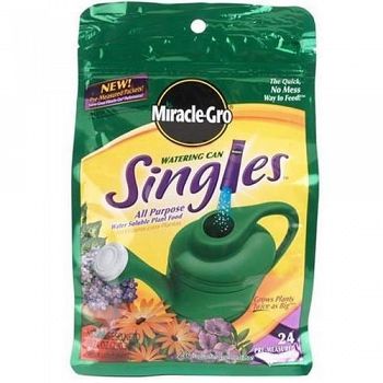 Miracle Gro Watering Can Singles Plant Food - 24 pk. (Case of 6)