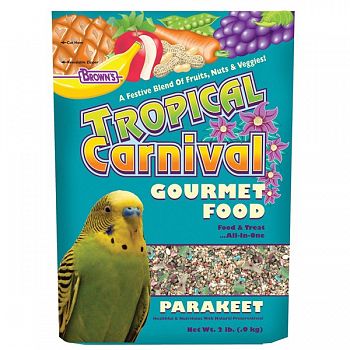 Tropical Carnival Gourmet Parakeet Food 2 lb