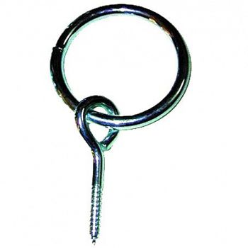 Ring Fastener With Lag Bolt - 3 inch