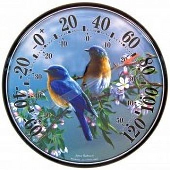 Bluebird Decorative Thermometer - 12.5 in.