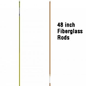 Fiberglass Marking Orange Rods 48 in (Case of 36)