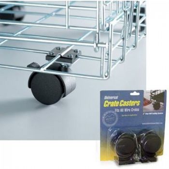Dog Crate Casters - 2 pack