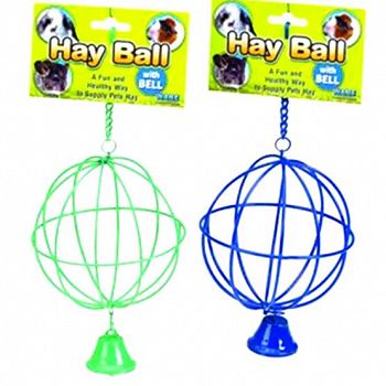 Hay Ball with Bell for Small Pets