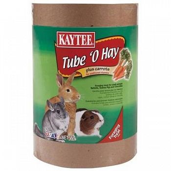 Tube O Hay Plus Carrot for Small Pets - 2.7 oz.