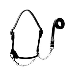 Round Nose Leather Cow Halter