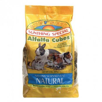 Alfalfa Cubes for Small Pets - 2 lbs