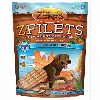 Zukes Z-Filets Dog Treats 3.25 oz.