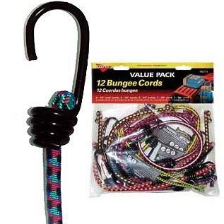 Bungee Cords - 12 pack
