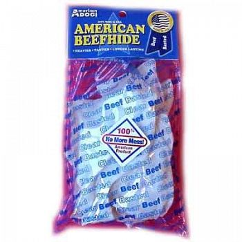 American Dog Clear Basted Rawhide Chips 4 oz