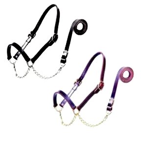 Flat Nose Leather Cow Halter