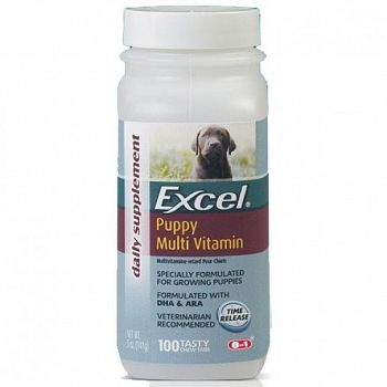 Excel Daily Multi-Vitamin - Puppy Formula - 100 tablets