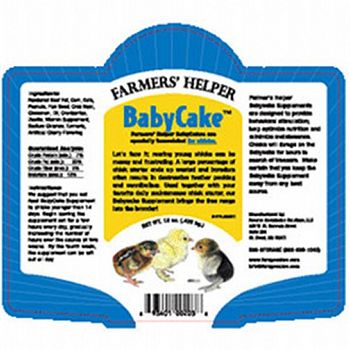 Baby Cake Chick Food 15 oz.