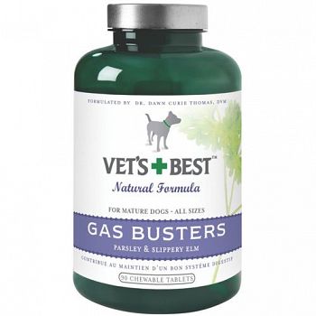 Vets Best Gas Busters for Dogs 90 Tabs