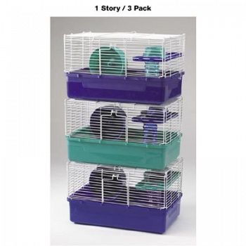 Home Sweet Home Hamster Cage  (Case of 3)